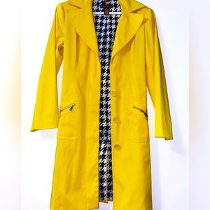 Bandolino Yellow Trench Coat